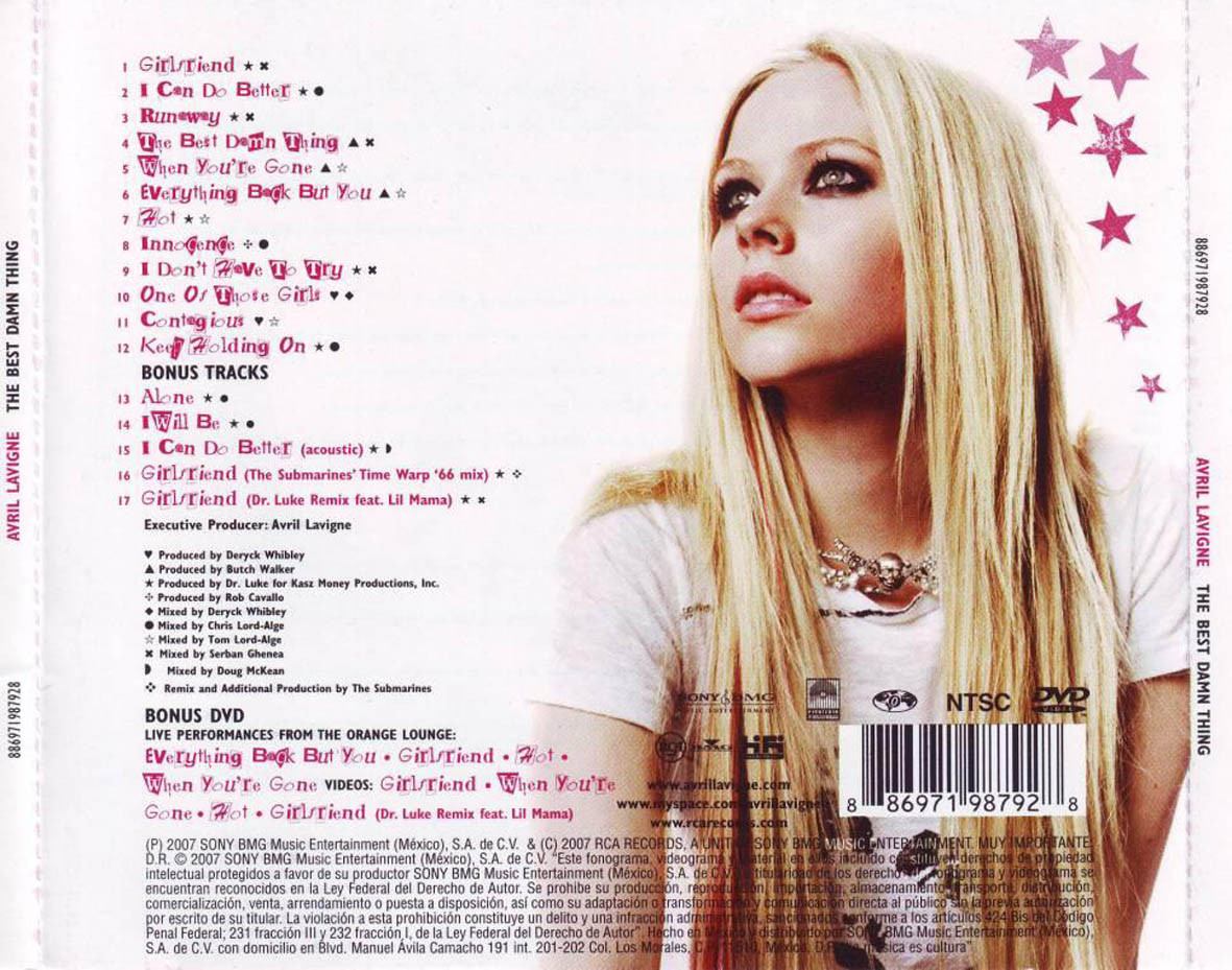 avril lavigne the best damn thing deluxe edition torrent