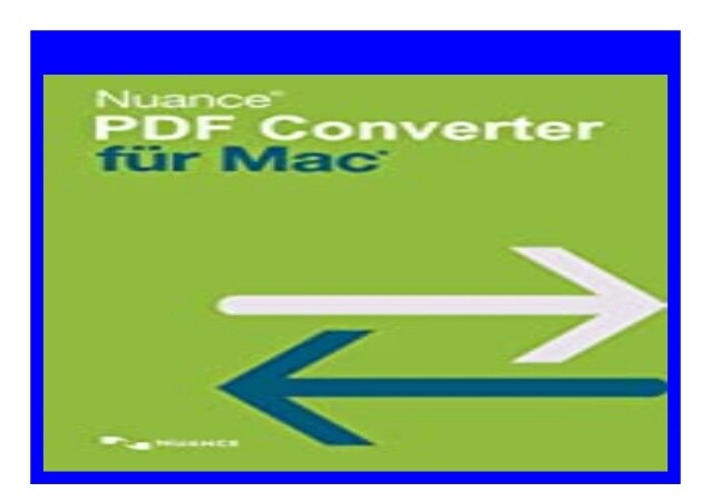 nuance pdf converter for mac